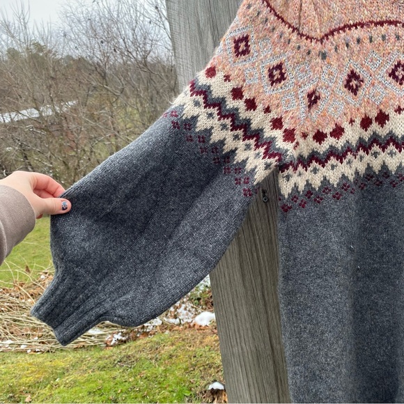 Zara Women’s L Charcoal Soft Knit Short Sweater Dress - Picture 4 of 8